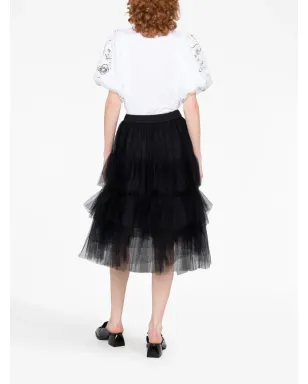 Simone Rocha スパンコール付きコットンTシャツ - サムネイル4