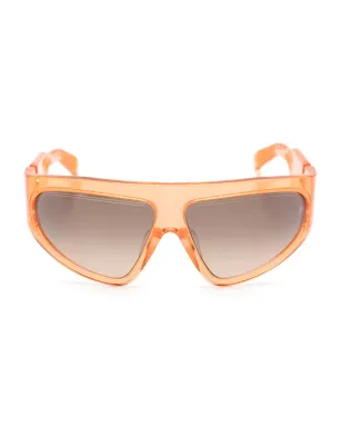 Balmain Eyewear シールドフレーム ティントサングラス（オレンジ） - サムネイル1