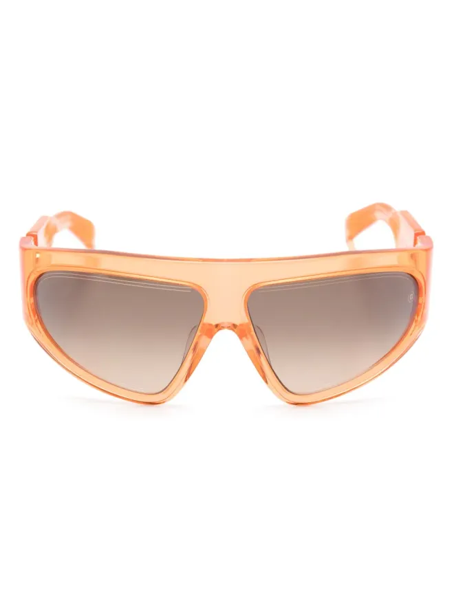 Balmain Eyewear Balmain Eyewear シールドフレーム ティントサングラス（オレンジ）の商品画像