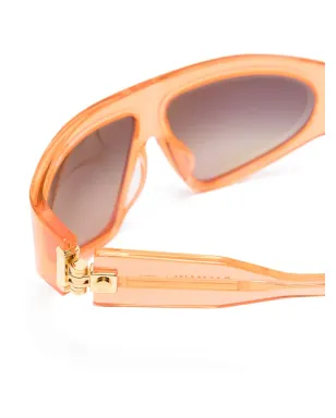 Balmain Eyewear シールドフレーム ティントサングラス（オレンジ） - サムネイル3