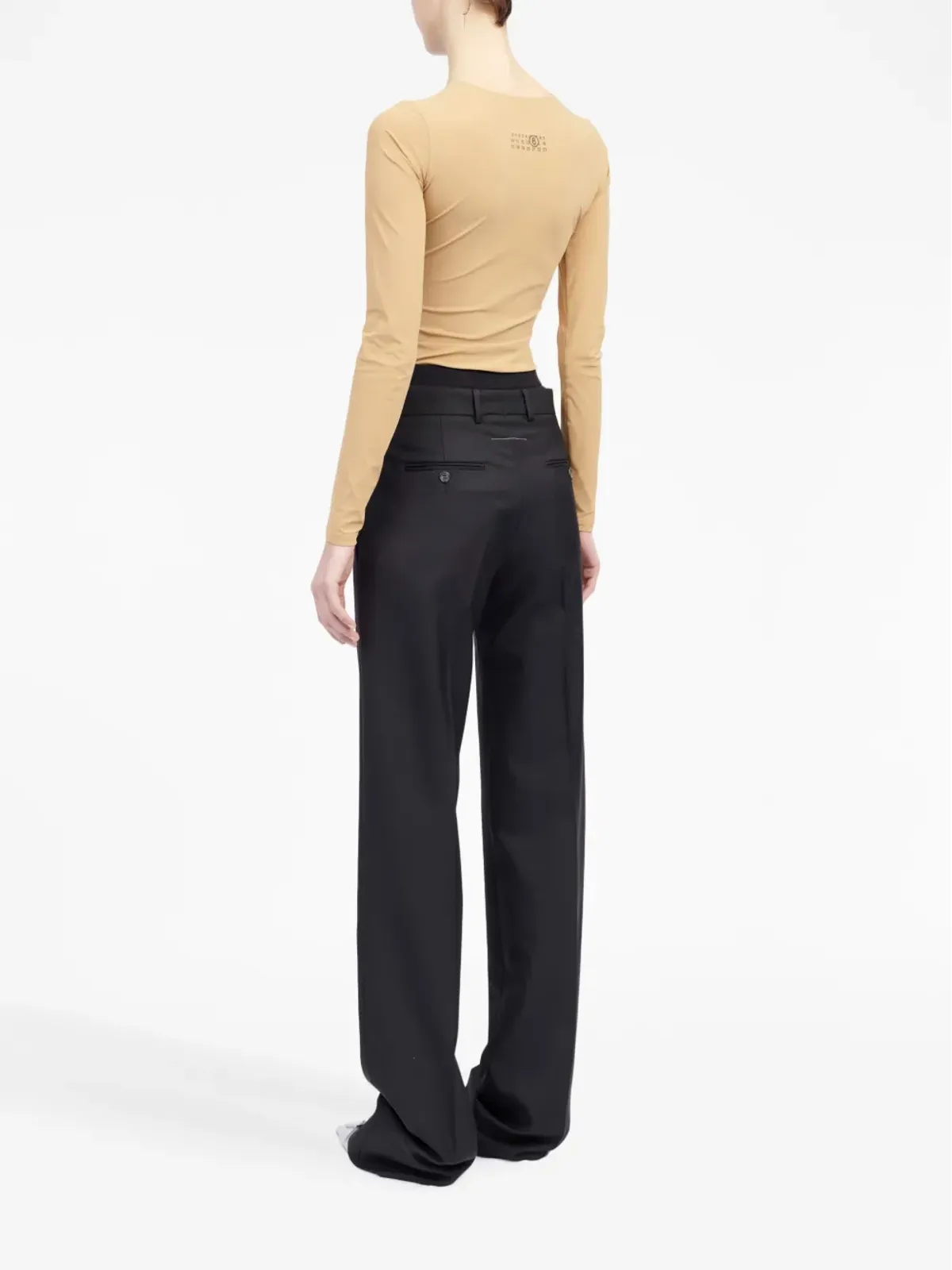 MM6 Maison Margiela 二重構造テーラードパンツ - 画像5