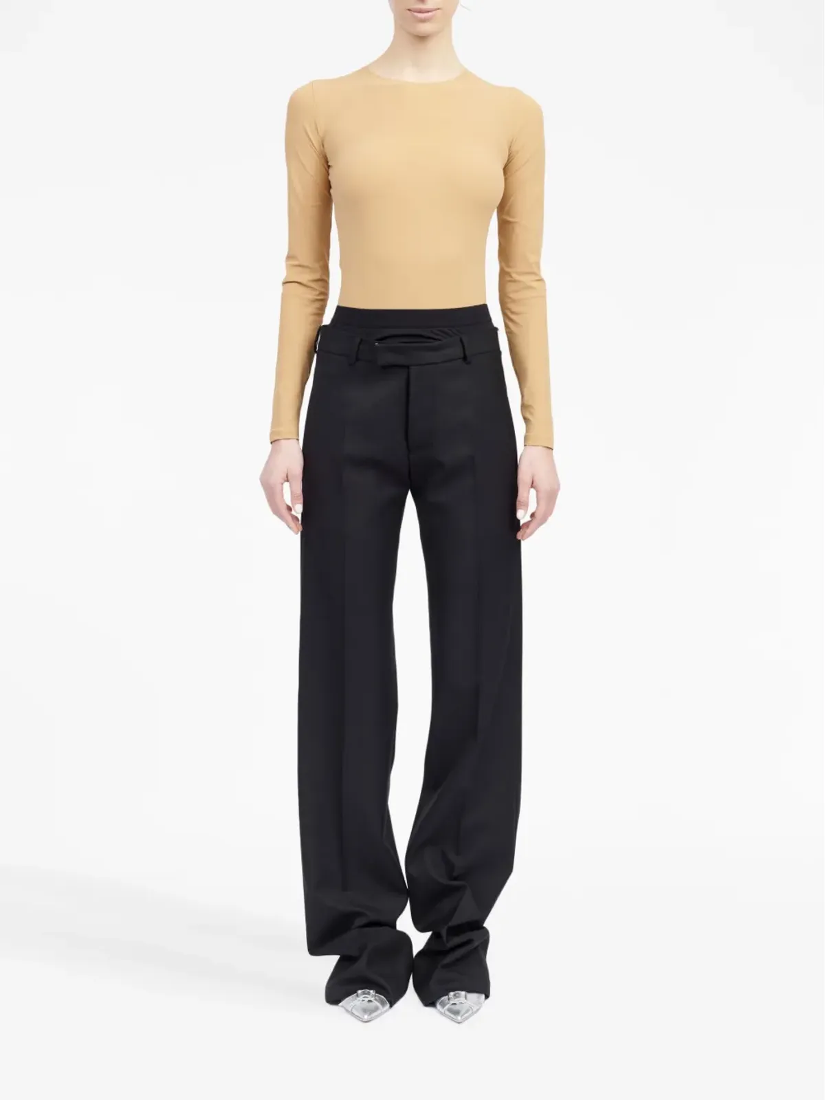 MM6 Maison Margiela 二重構造テーラードパンツ - 画像2
