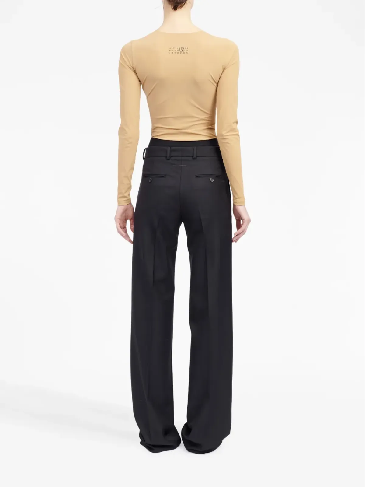 MM6 Maison Margiela 二重構造テーラードパンツ - 画像4