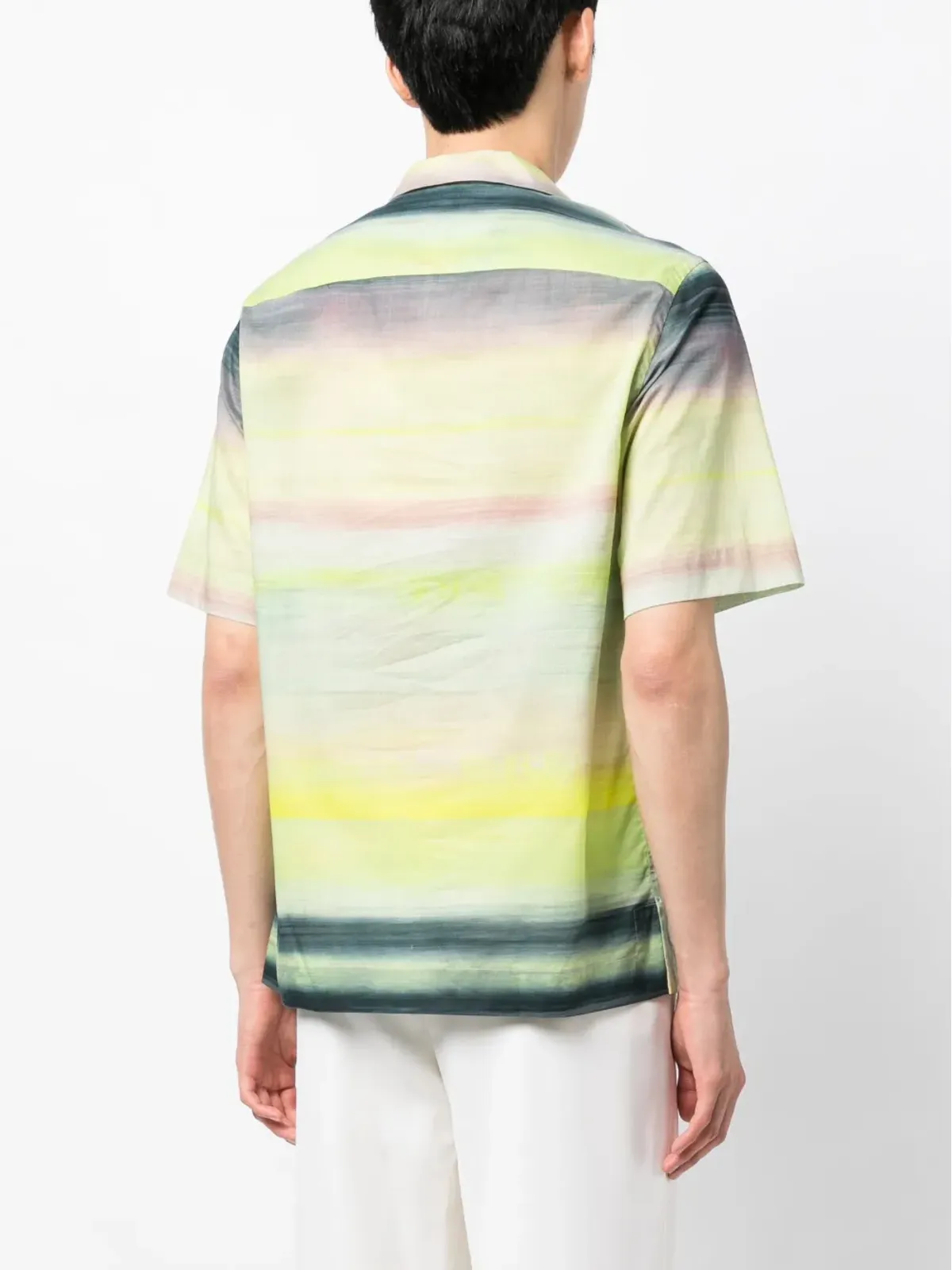 Paul Smith Untitled Stripe 半袖シャツ - 画像4