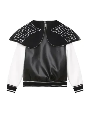 Givenchy Kids ロゴパッチ入りフード付きボンバージャケット - サムネイル2