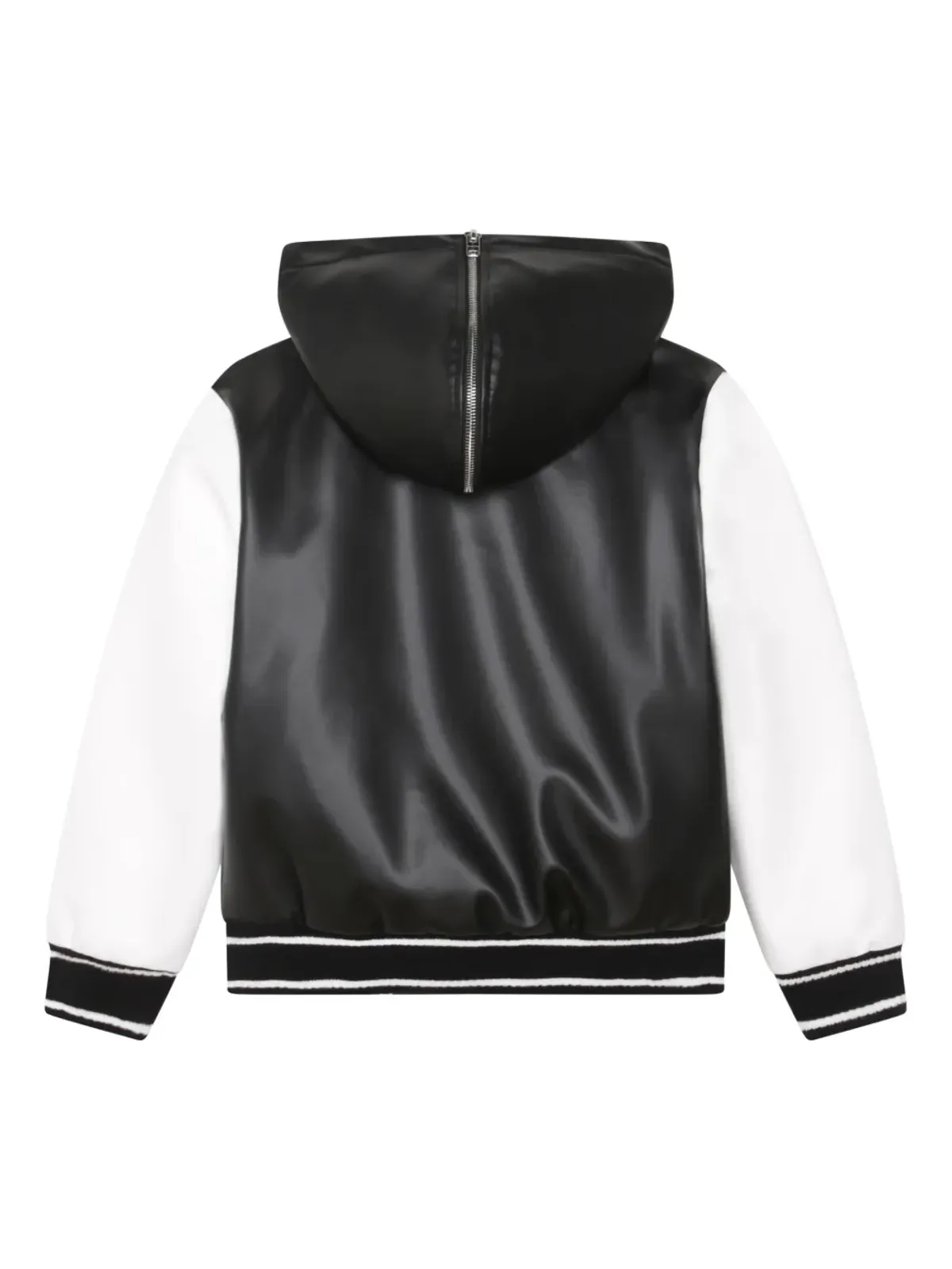 Givenchy Kids ロゴパッチ入りフード付きボンバージャケット - 画像4