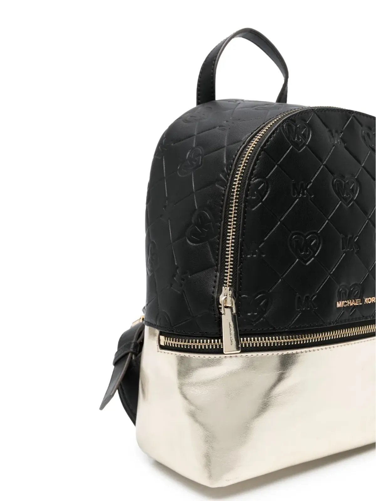 Michael Kors Kids メタリックキルティングバックパック - 画像2