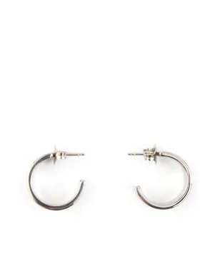 MM6 Maison Margiela 数字刻印入りフープピアス - シルバー - サムネイル2