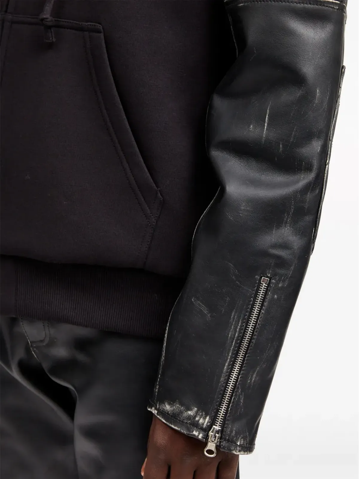 MM6 Maison Margiela ジップアップフード付きジャケット - 画像5