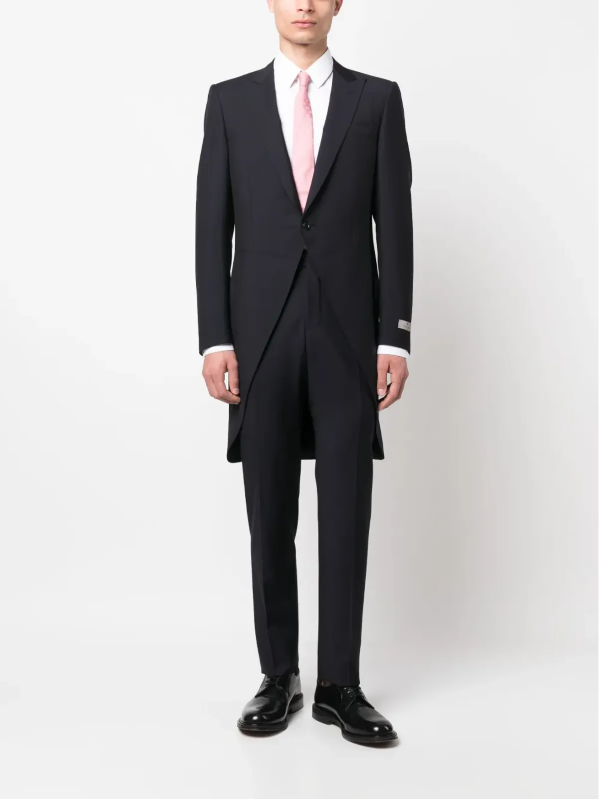 Canali シングルブレスト ウールモヘア スーツ - ブルー - 画像2