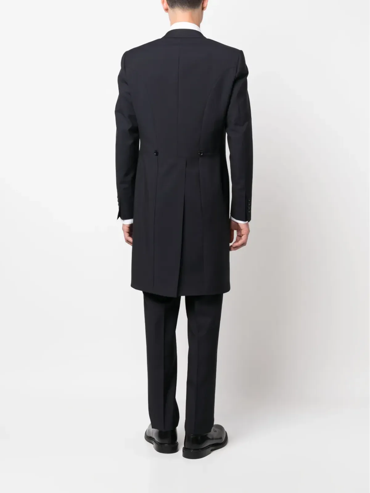 Canali シングルブレスト ウールモヘア スーツ - ブルー - 画像4