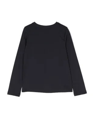 Lanvin Enfant ロゴプリント オーガニックコットン スウェットシャツ - Blue - サムネイル2