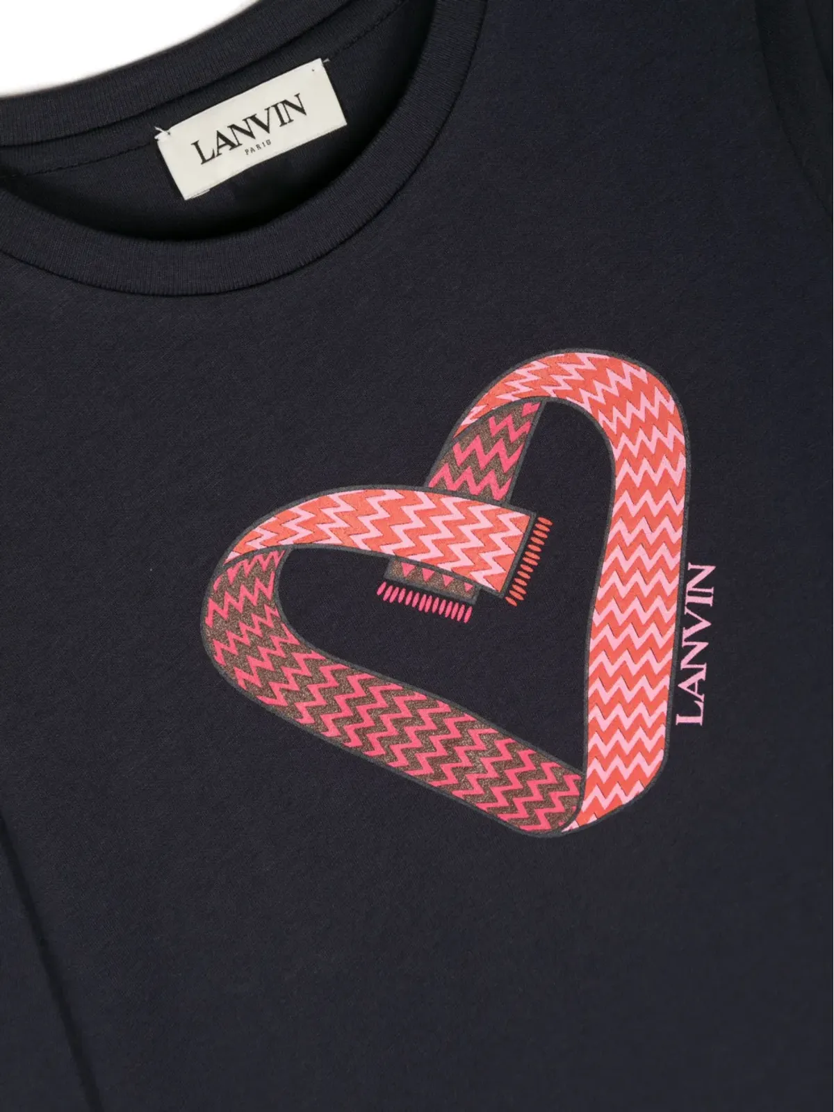 Lanvin Enfant ロゴプリント オーガニックコットン スウェットシャツ - Blue - 画像3
