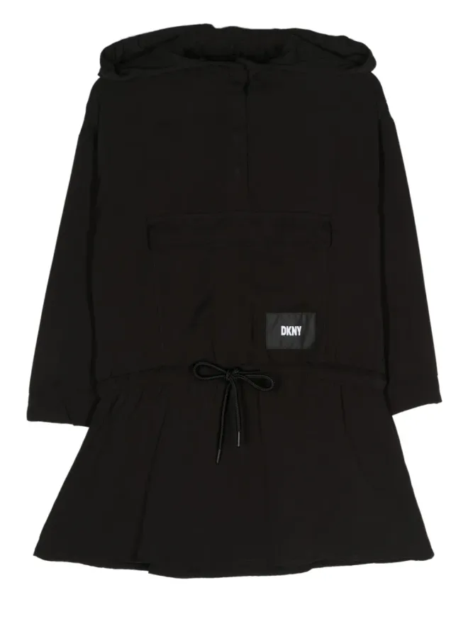 Dkny Kids Dkny Kids ロゴパッチ フード付きドレスの商品画像