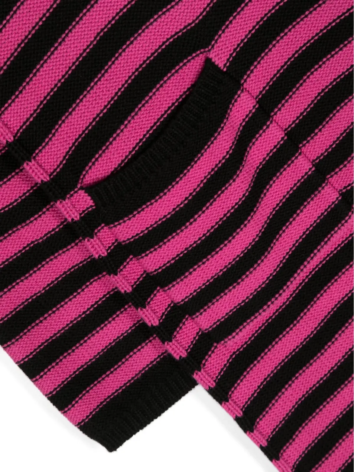SONIA RYKIEL ENFANT ストライプ長袖ニットワンピース - 画像3