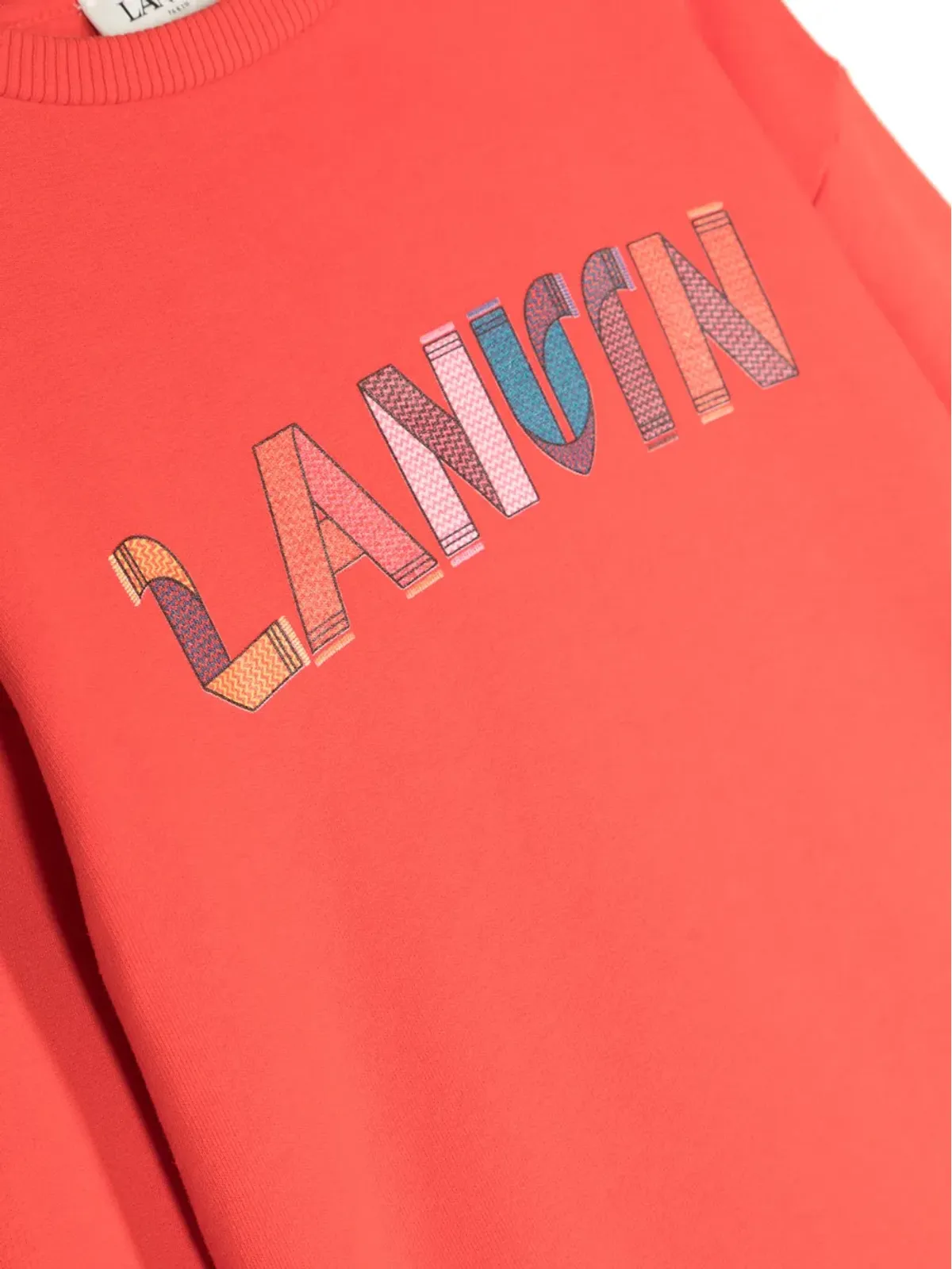 Lanvin Enfant ロゴプリント コットン スウェットシャツ - 画像3