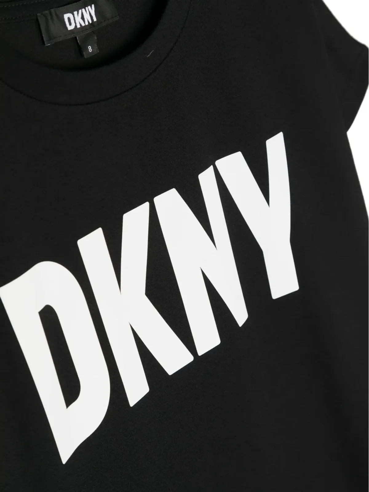 Dkny Kids ロゴプリントメッシュドレス - 画像3