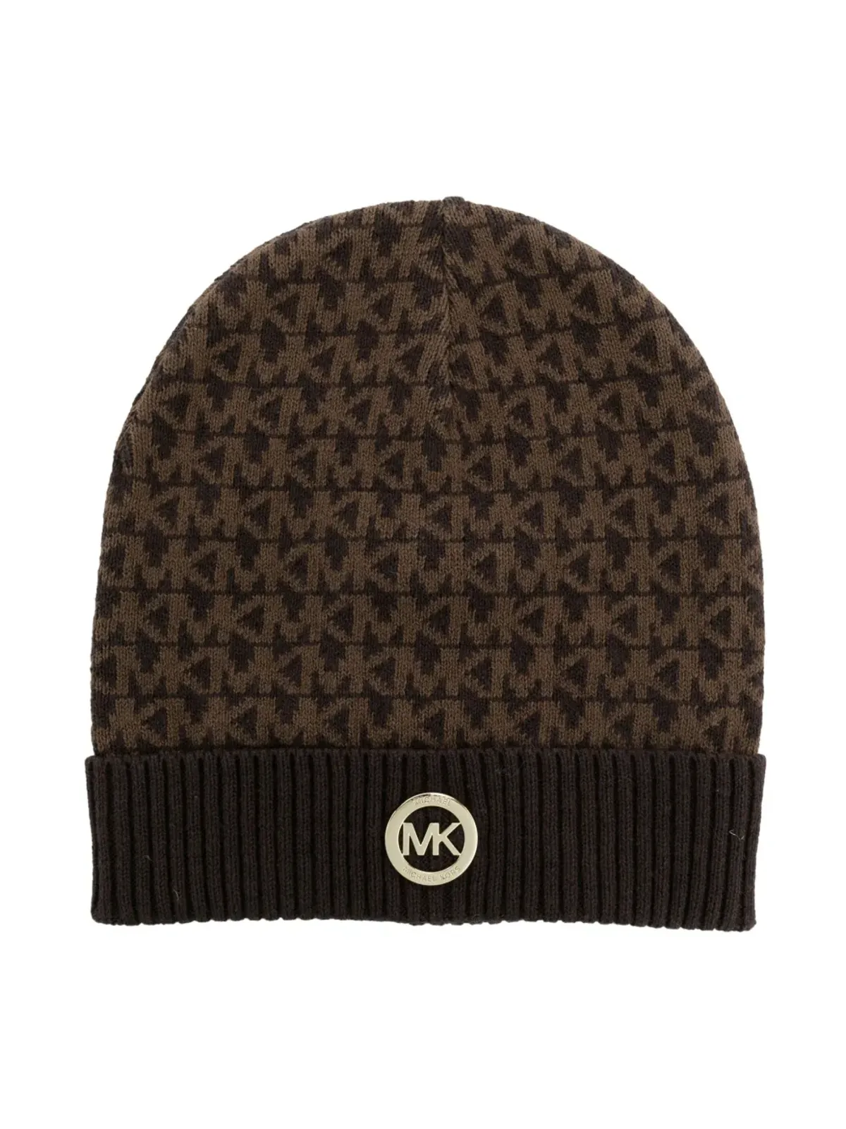 Michael Kors Kids モノグラム柄ニットビーニー - 画像1