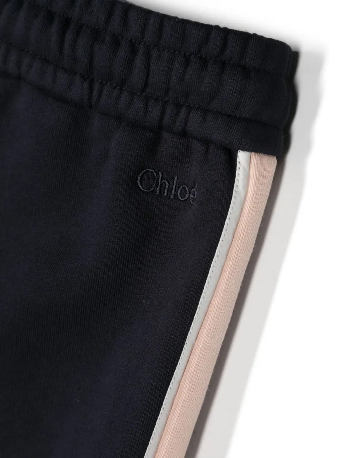 Chloé Kids カラーブロック コットン トラックパンツ - 画像3
