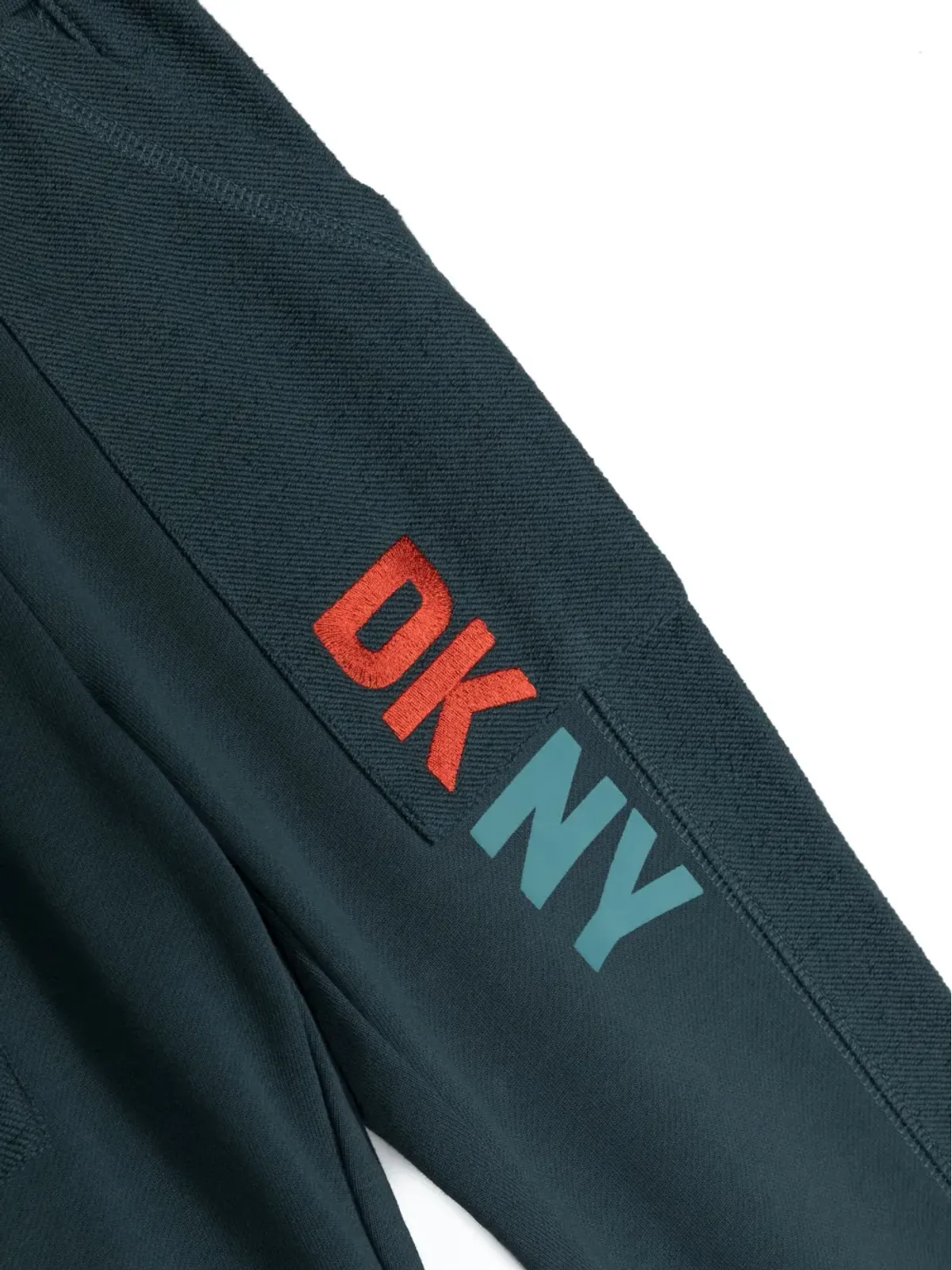 Dkny Kids ロゴプリント パッチワーク トラックパンツ - 画像3