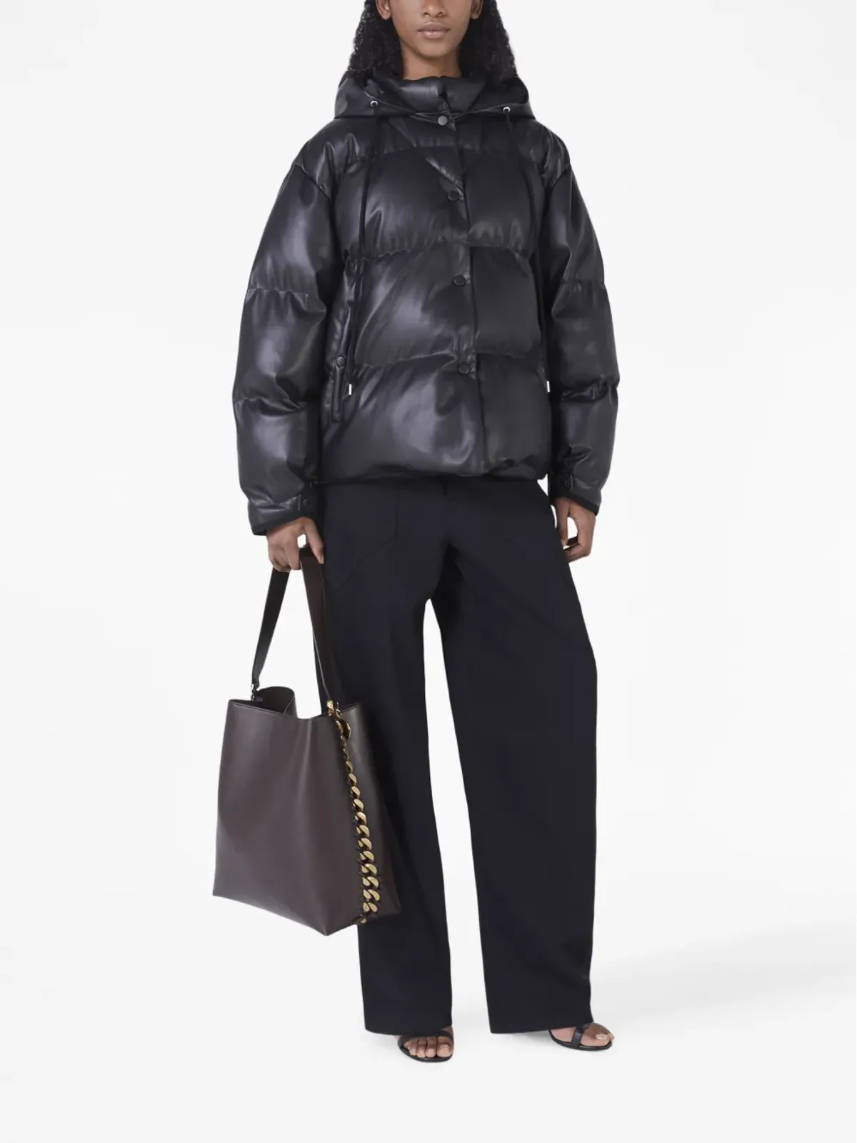 Stella McCartney アルター・マット フード付きダウンジャケット - 画像2