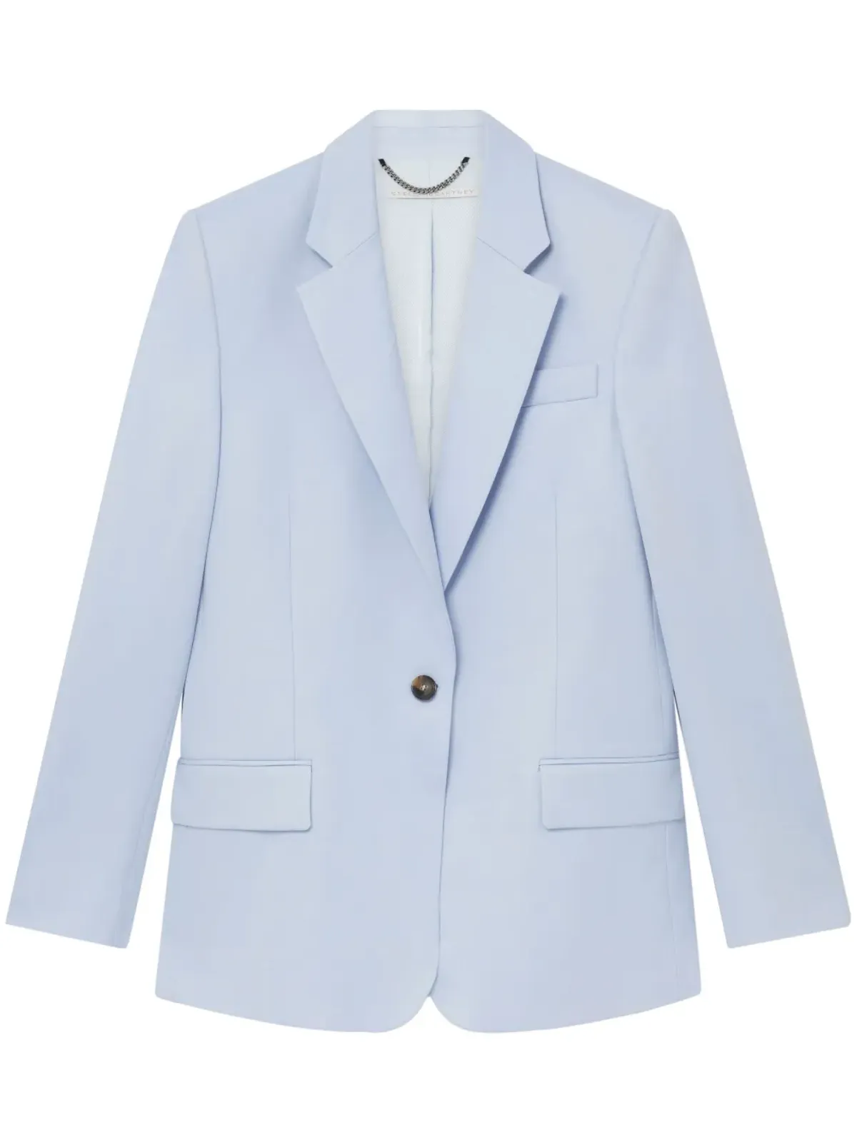 Stella McCartney フランネルのシングルブレストブレザー - 画像1