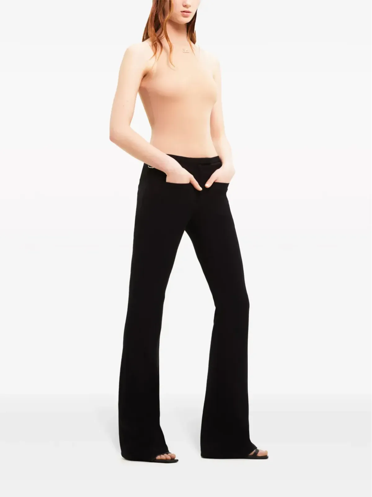 Courrèges Heritage ローライズトラウザー - 画像2