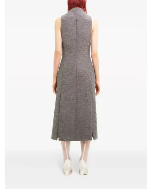 Courrèges ウールブレンド ミディドレス - サムネイル4
