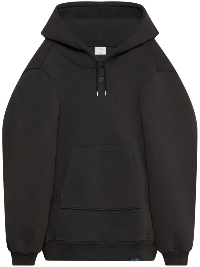 Courrèges Courrèges ロゴ刺繍フード付きドレスの商品画像