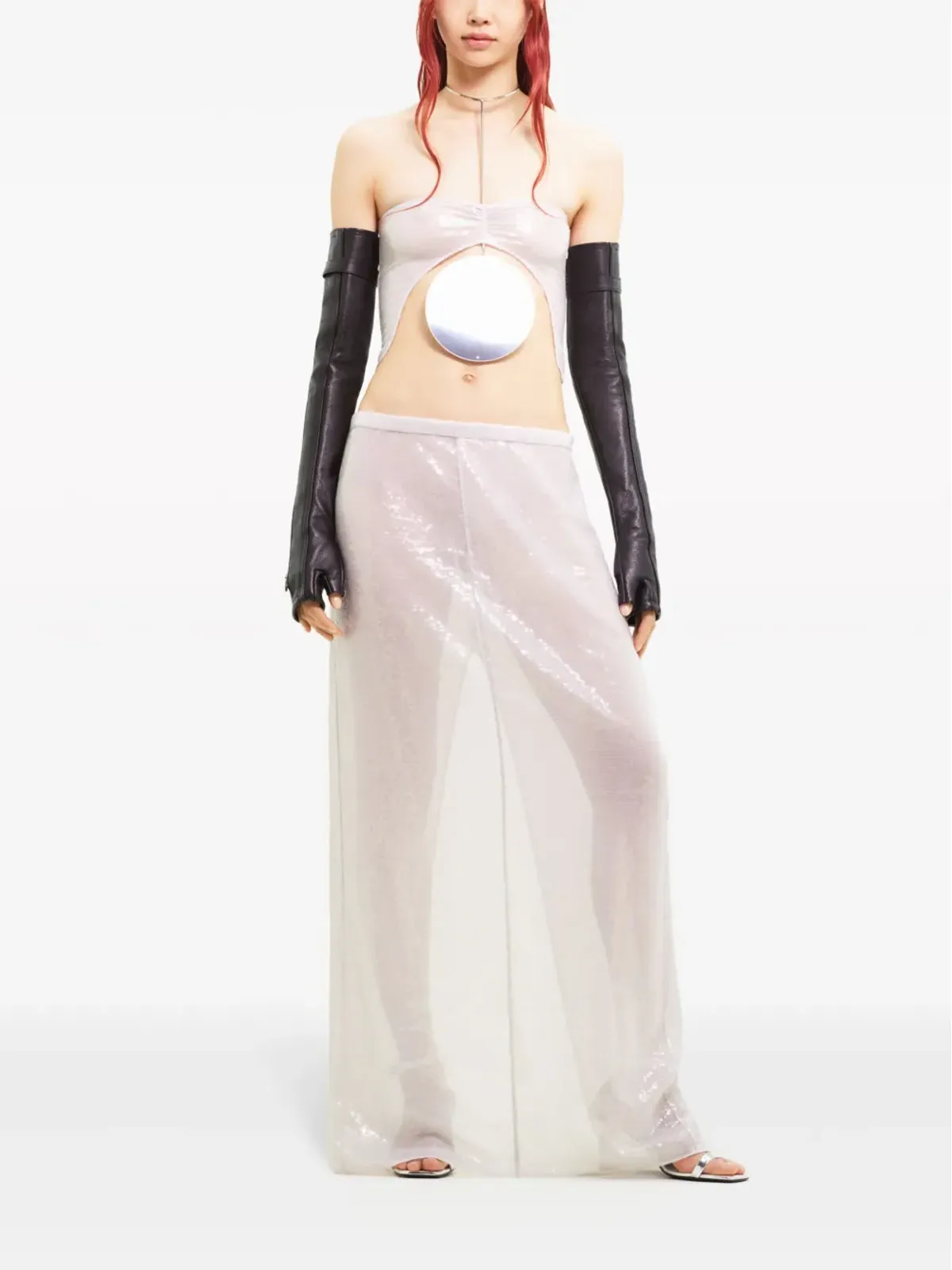 Courrèges ニューエイジ・スパンコールトップ - 画像3