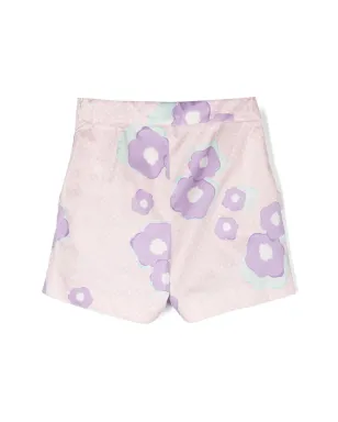 Simonetta ラッフルディテール花柄プリントショートパンツ - サムネイル2