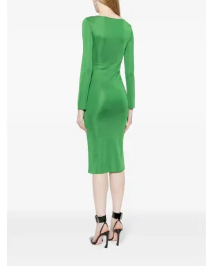 TOM FORD ハイシャイン・カットアウト・ミディドレス - サムネイル4