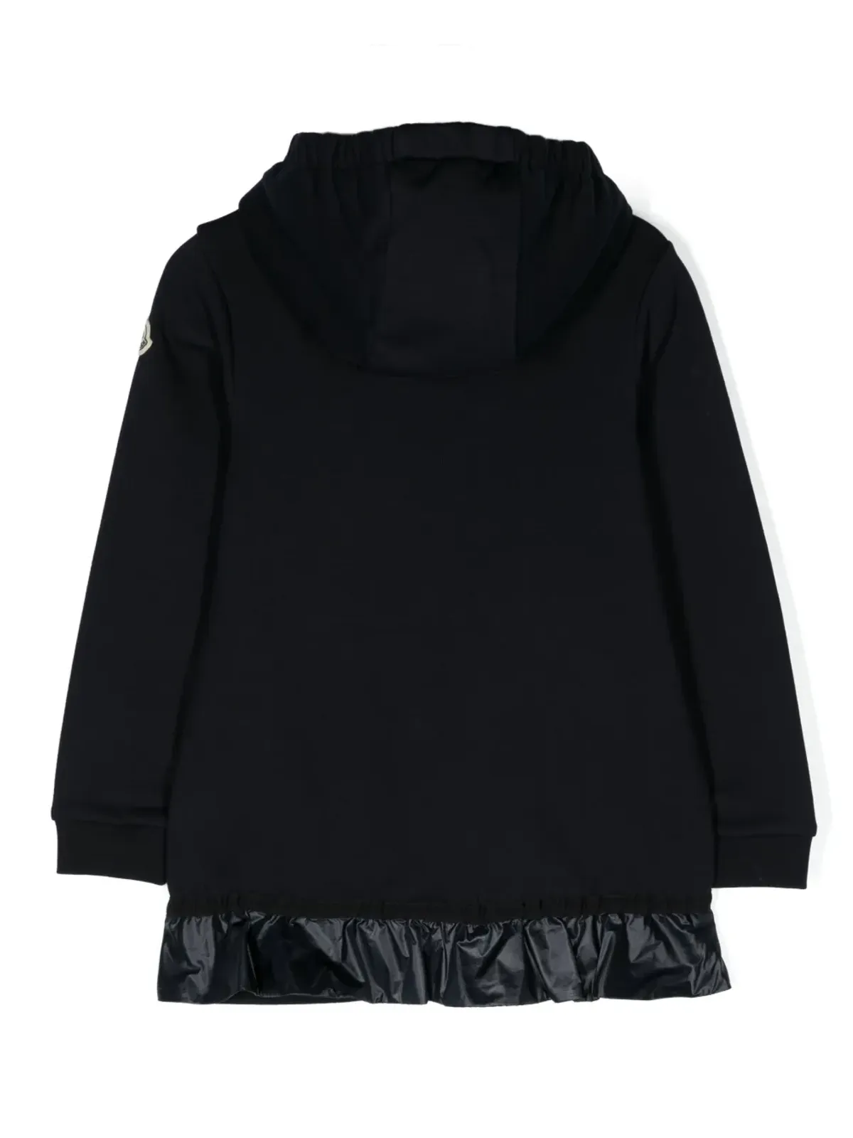Moncler Enfant ロングライン コットン フード付きドレス - 画像2