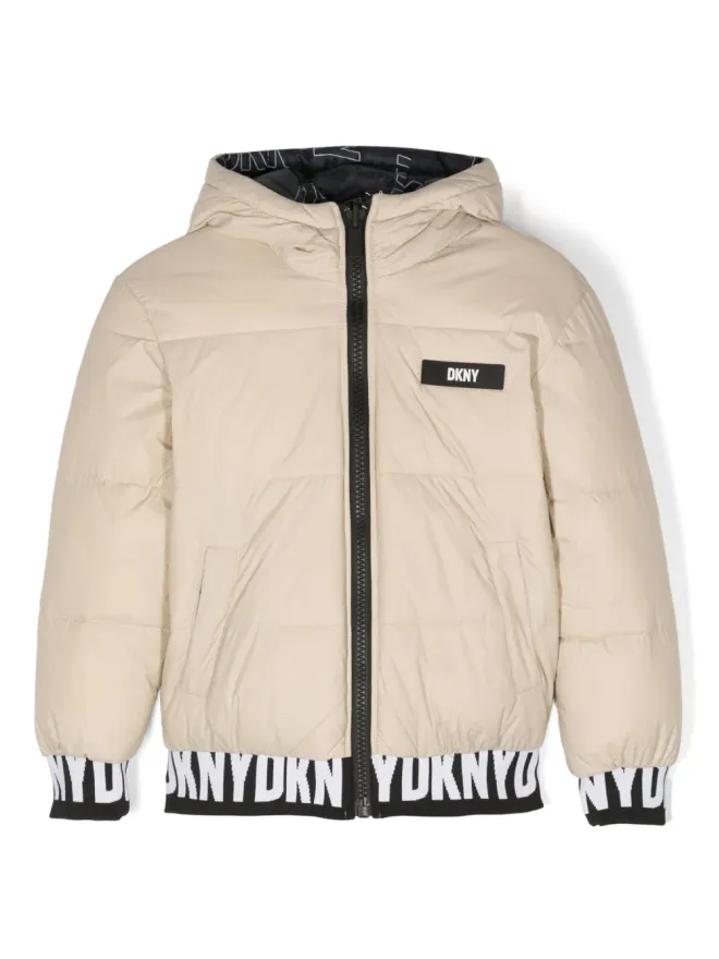 Dkny Kids Dkny Kids リバーシブル中綿フード付きジャケットの商品画像
