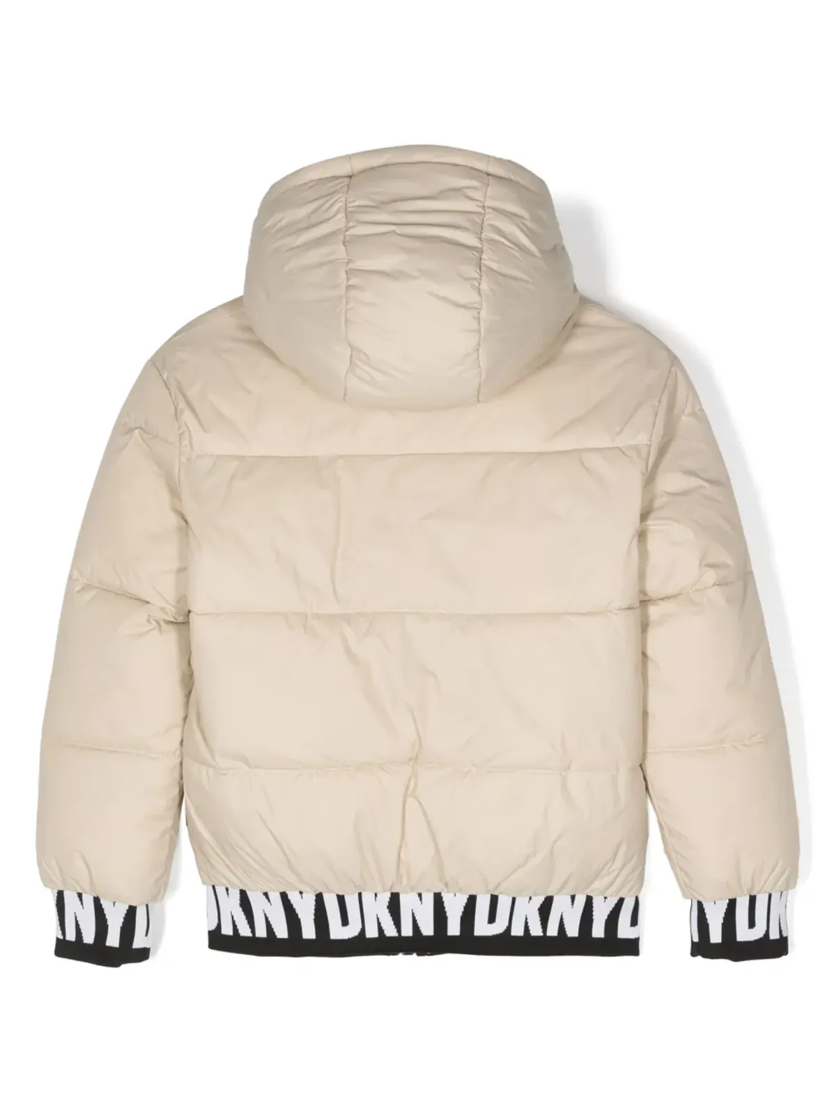 Dkny Kids リバーシブル中綿フード付きジャケット - 画像2