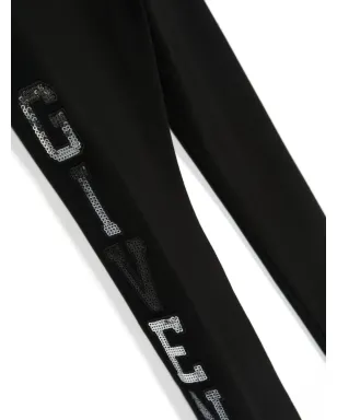 Givenchy Kids スパンコールロゴ レギンス - サムネイル3