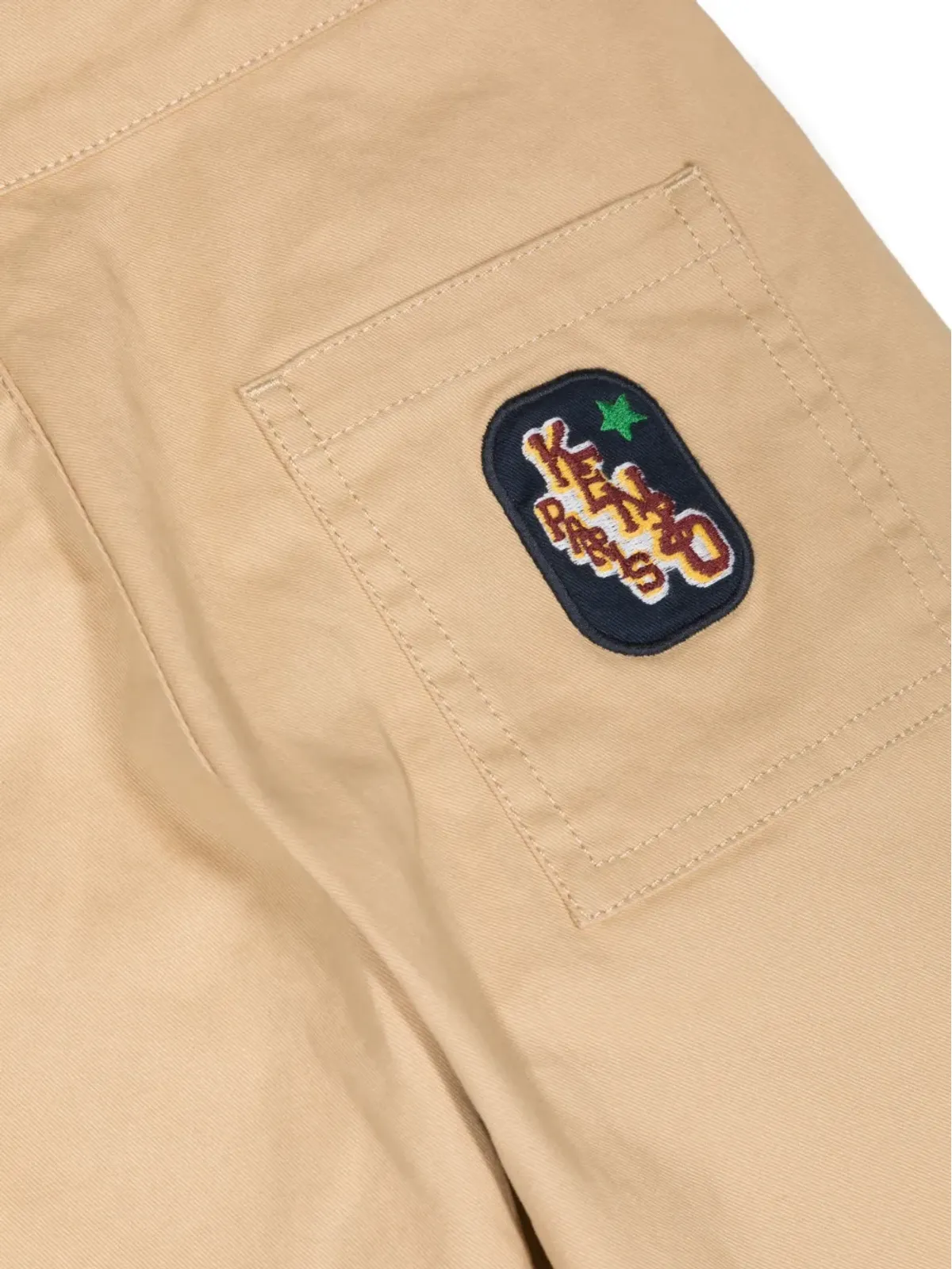 Kenzo Kids ロゴパッチ・ストレートパンツ - 画像3