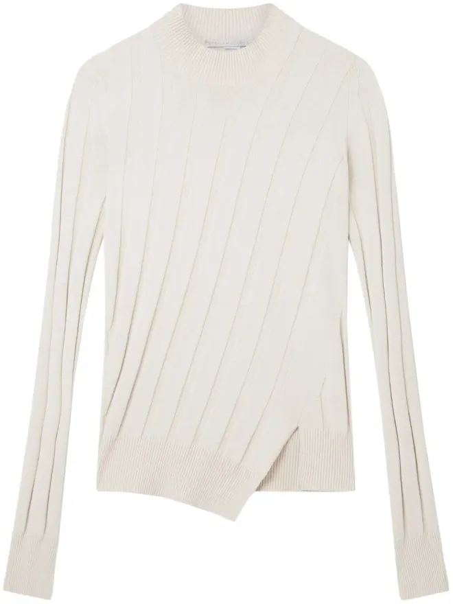 Stella McCartney Stella McCartney アシンメトリーヘム ニット ジャンパーの商品画像