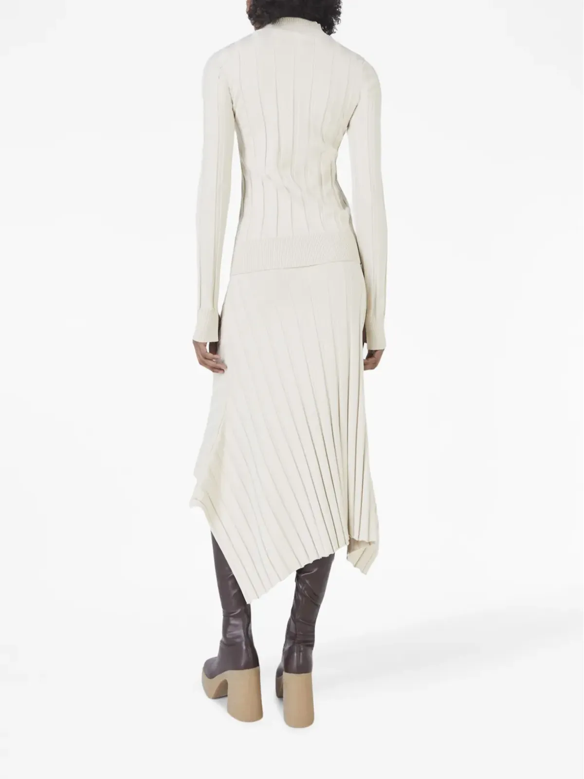 Stella McCartney アシンメトリーヘム ニット ジャンパー - 画像3