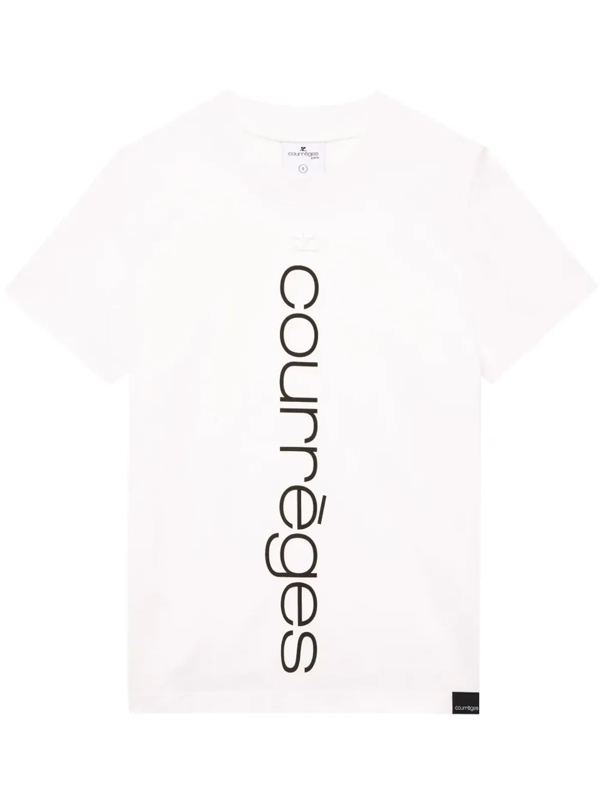 Courrèges ロゴプリント Tシャツ - 画像1