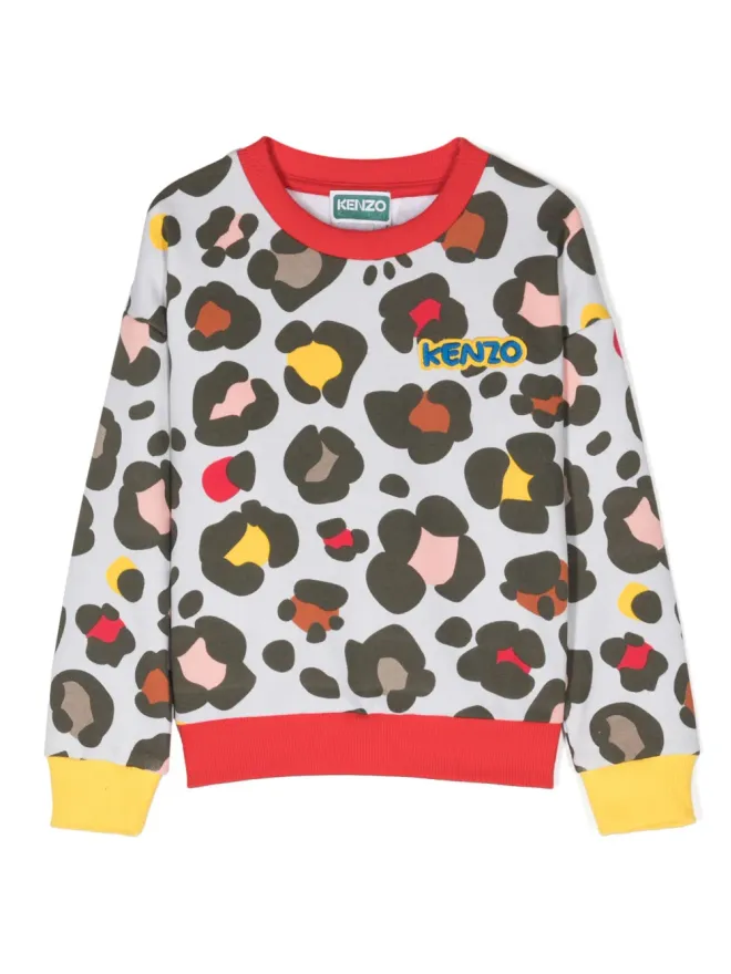 Kenzo Kids Kenzo Kids アニマルプリント スウェットシャツの商品画像
