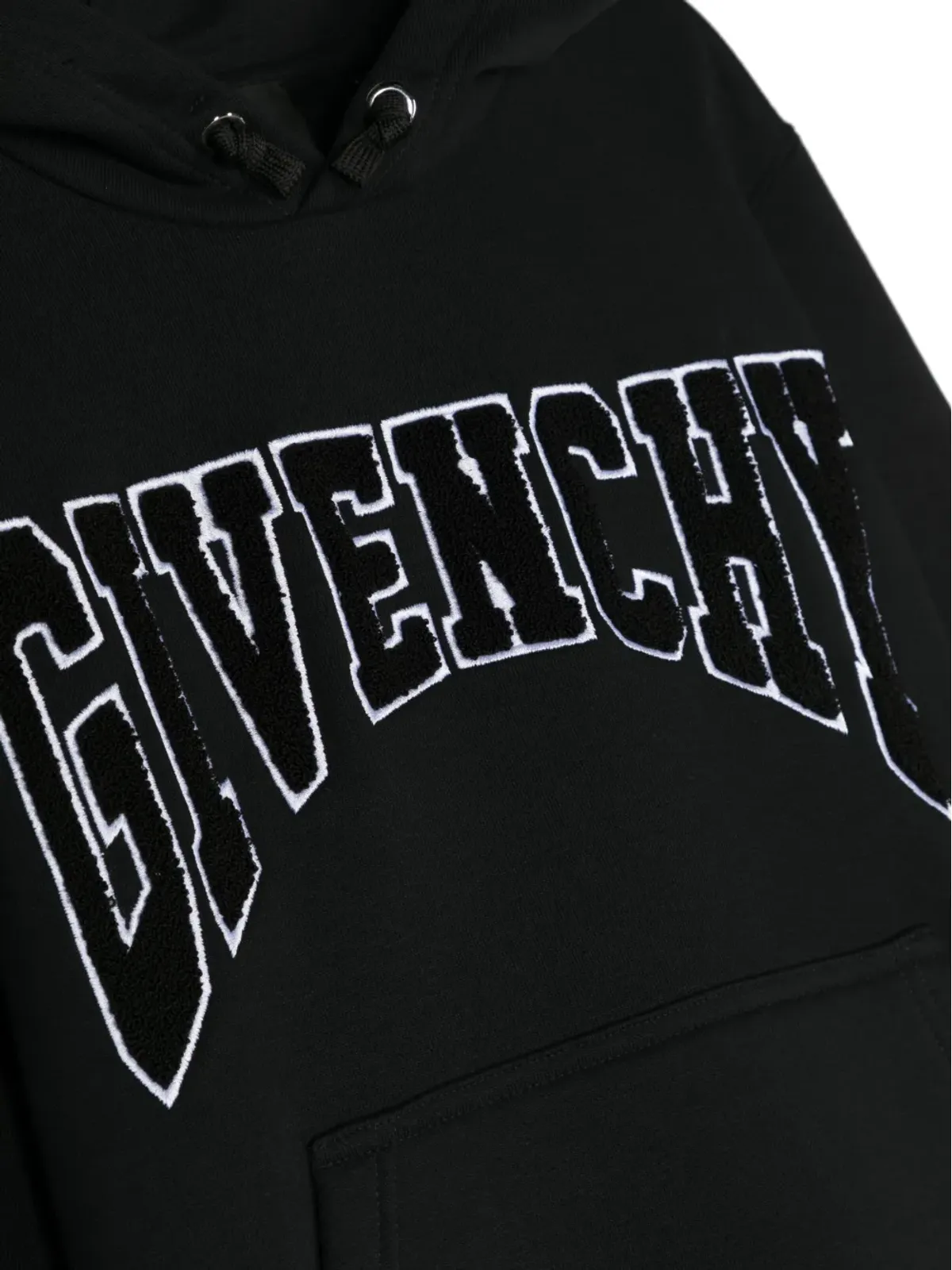 Givenchy Kids ロゴパッチ ドローストリング フーディー - 画像3
