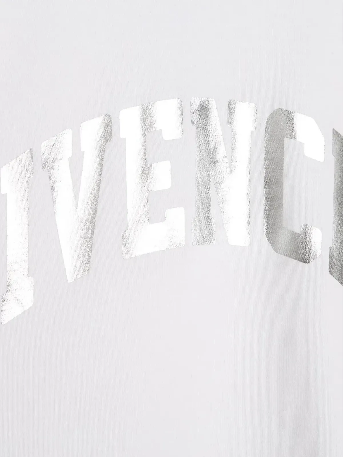 Givenchy Kids ロゴレタリング コットン クロップドTシャツ - White - 画像3