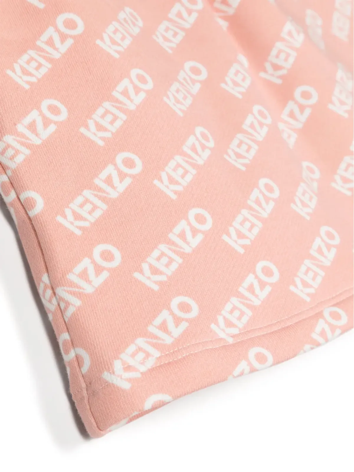 Kenzo Kids ロゴプリント コットン スカート - ピンク - 画像3