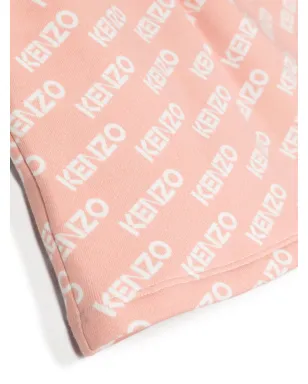 Kenzo Kids ロゴプリント コットン スカート - ピンク - サムネイル3