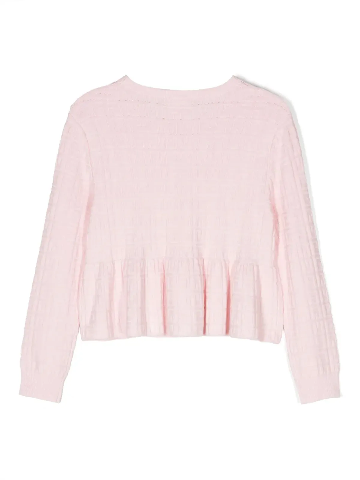 Givenchy Kids ロゴジャカード ギャザー Tシャツ - 画像2