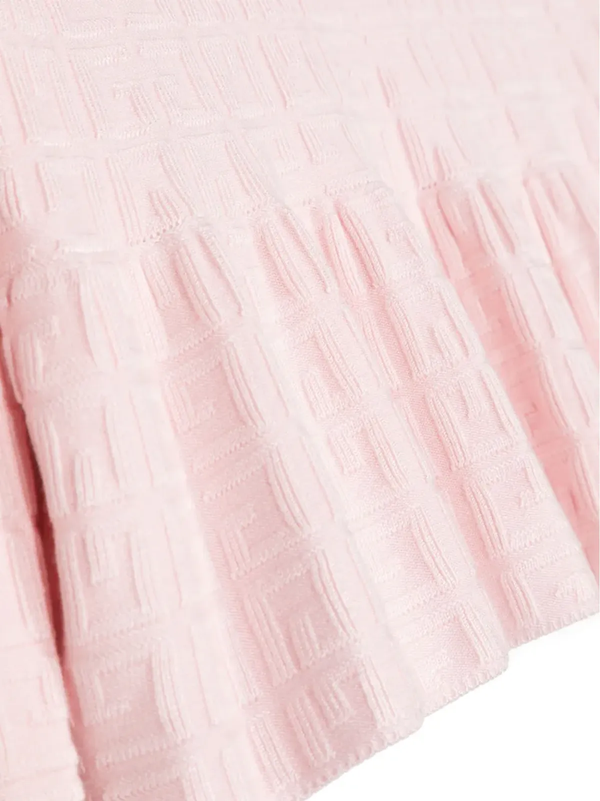 Givenchy Kids ロゴジャカード ギャザー Tシャツ - 画像3