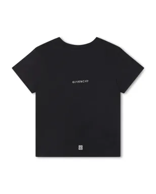 Givenchy Kids ロゴ刺繍オーガニックコットンTシャツ - サムネイル2