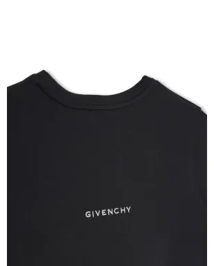 Givenchy Kids ロゴ刺繍オーガニックコットンTシャツ - サムネイル4