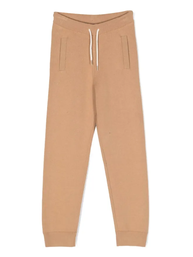 Chloé Kids Chloé Kids ストライプ柄ニット地トラックパンツ - Neutralsの商品画像